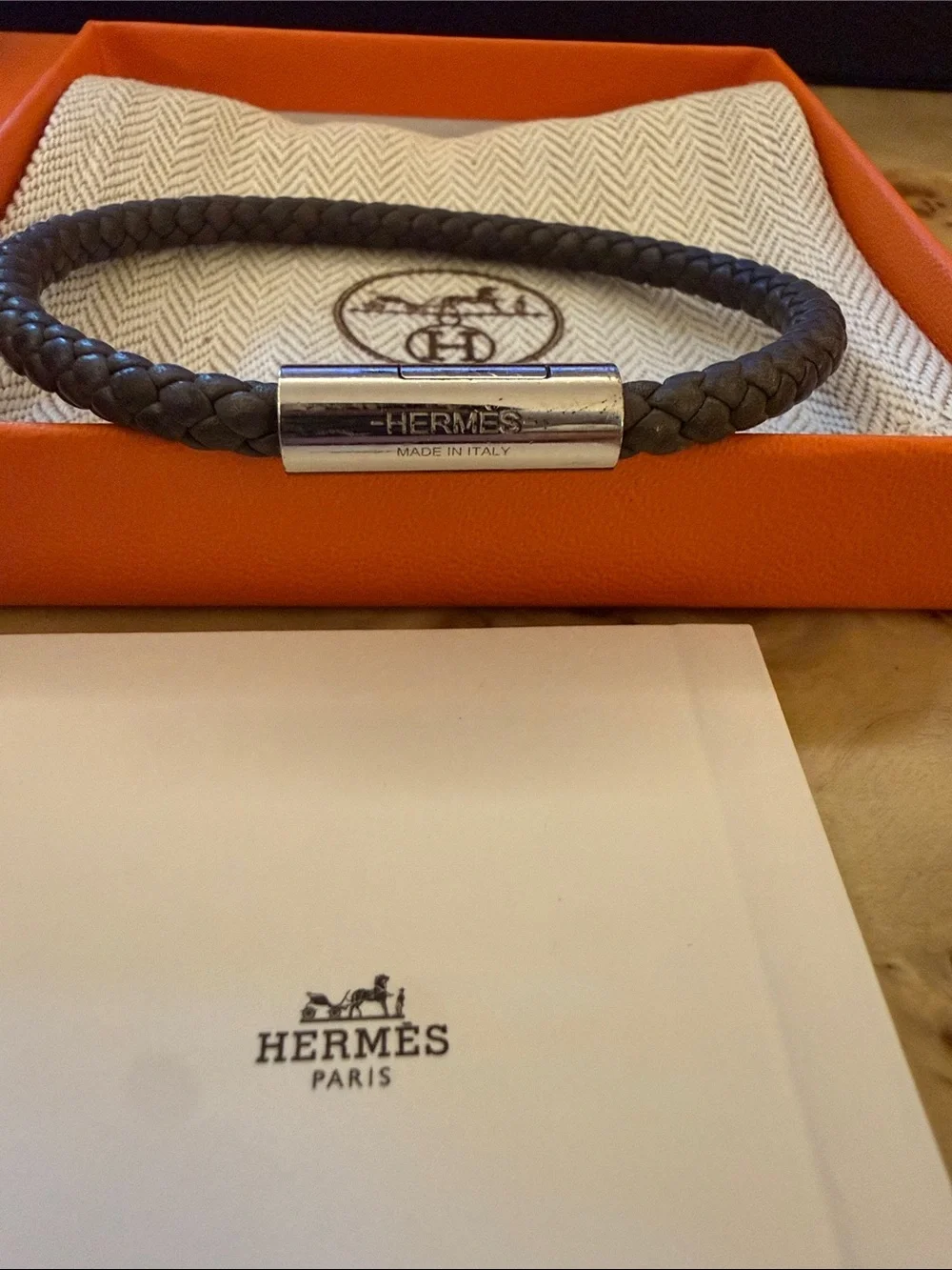 Hermes Goliath Bracelet Size T6 19.5CM
